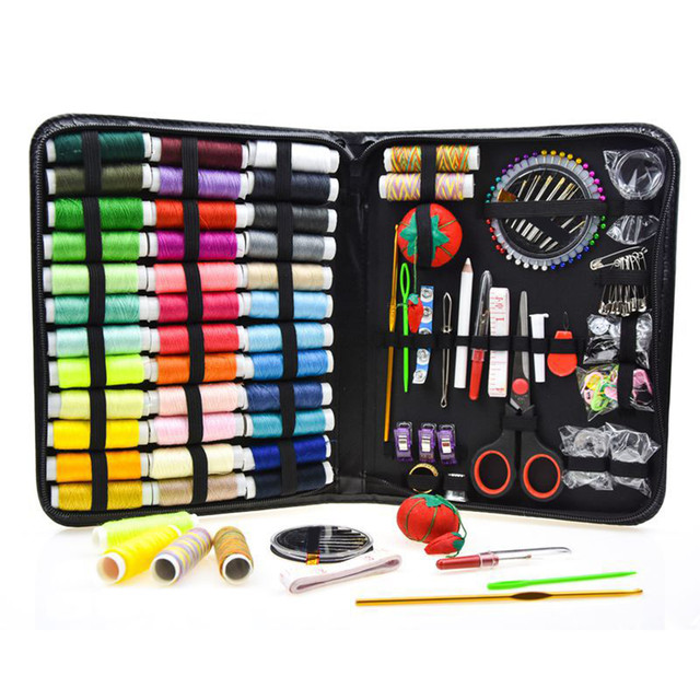 183PCS Premium Sewing Machine Kit for Adults Beginner Basic Hand Sewing Kit  for Emergency Summer Campers Travel and Home DJA88 - AliExpress